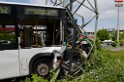 Schwerer Bus Unfall Koeln Porz Gremberghoven Neuenhofstr P230